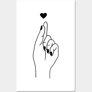 Love Hand Gesture Posters and Art